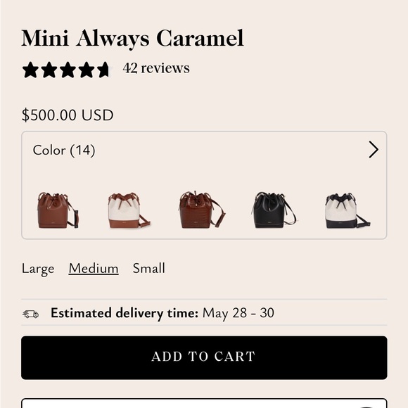 Paris 64 mini bucket purse cross body like new - Picture 2 of 5